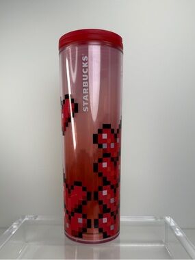 Starbucks Pixelated Heart Tumbler | 2025 Valentine's Day Collection